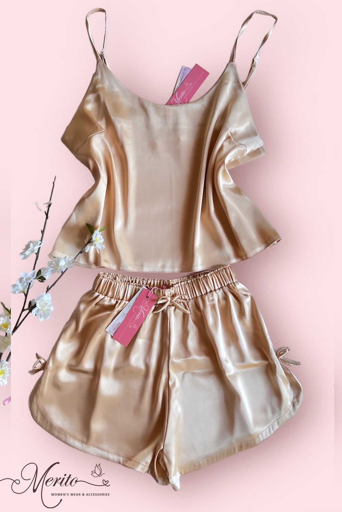 Parnd Silk Top & Shorts - Parand – Merito